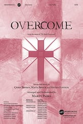 Overcome SATB choral sheet music cover